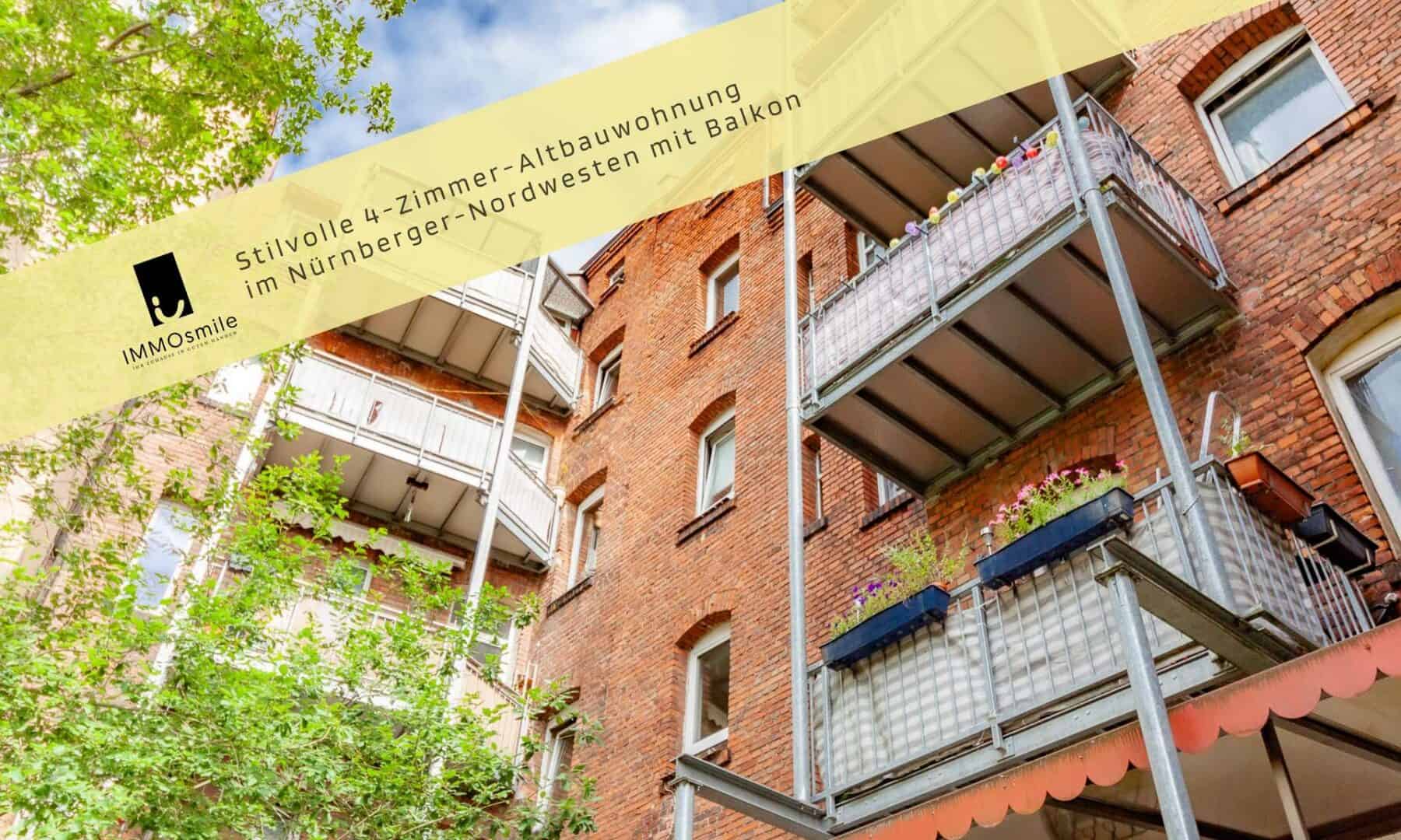 Stilvolle 4-Zimmer-Altbau-Etagenwohnung im Nürnberger-Nordwesten nähe Mercado