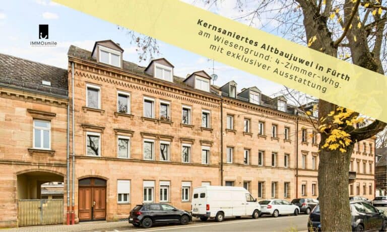 Authentische Straßenansicht mit charakteristischem Altbaubestand und angenehmer Nachbarschaftsatmosphäre