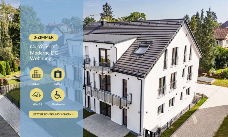 Vorderansicht des gesamten Anwesens | Quartier 21/7 am Forstweiher in Eibach