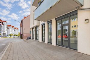Außenansicht der Gewerbeeinheit