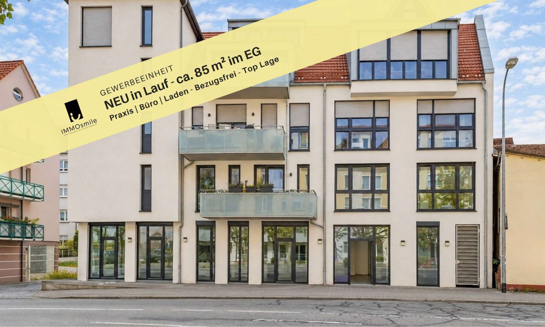 Großzügige Gewerbefläche mit vielseitigen Nutzungsmöglichkeiten und großen Fensterfronten